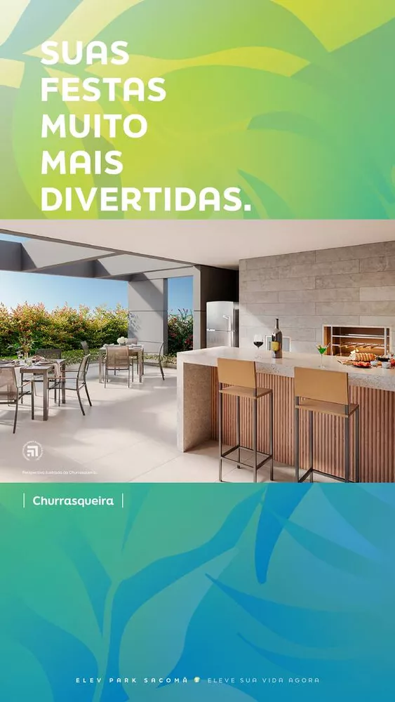 Apartamento à venda com 2 quartos, 34m² - Foto 2