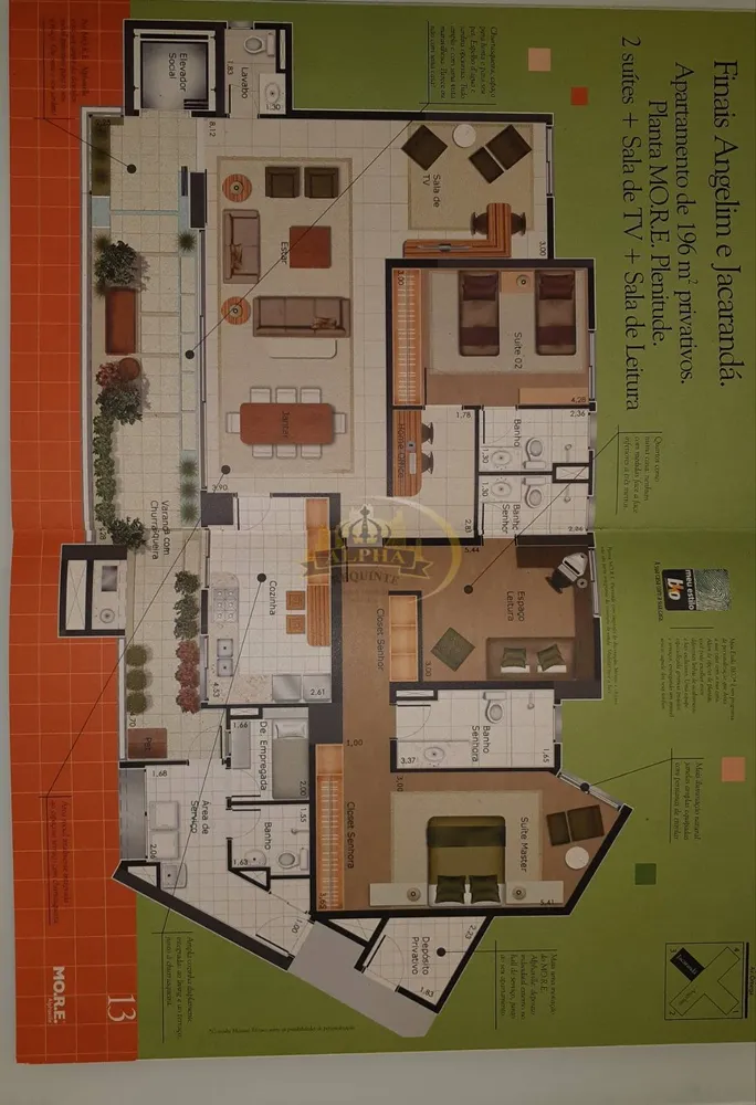 Apartamento, 3 quartos, 200 m² - Foto 20