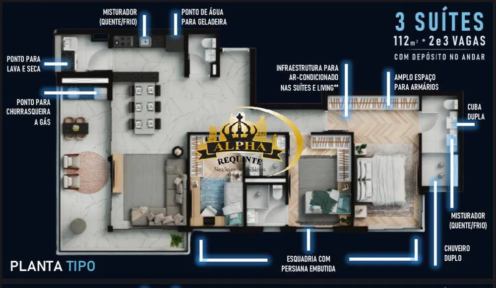 Apartamento, 3 quartos, 86 m² - Foto 14