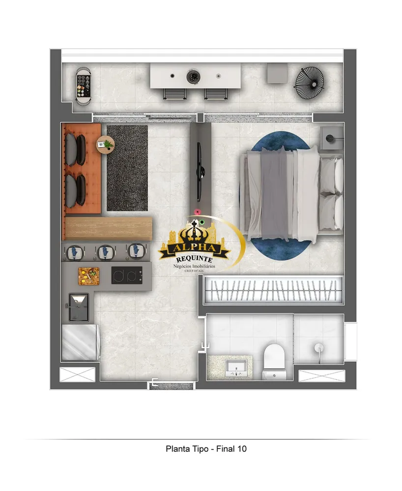 Apartamento, 1 quarto, 27 m² - Foto 20