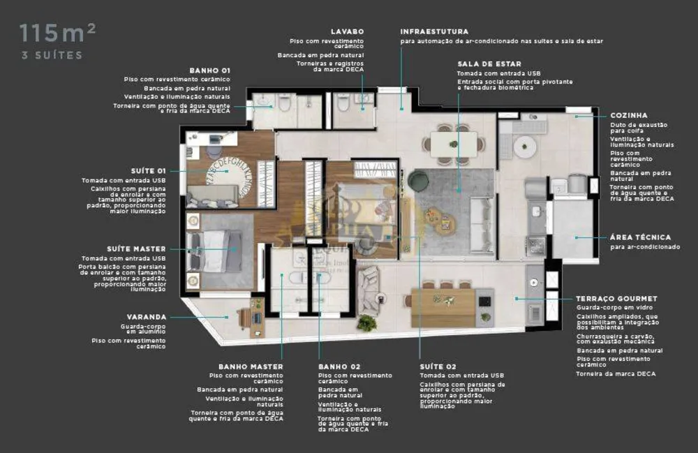 Apartamento, 3 quartos, 115 m² - Foto 8