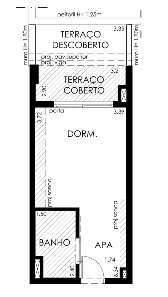 Apartamento, 1 quarto, 37 m² - Foto 2