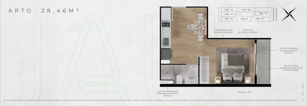 Apartamento, 1 quarto, 42 m² - Foto 10