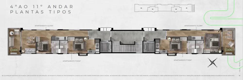 Apartamento, 1 quarto, 42 m² - Foto 8