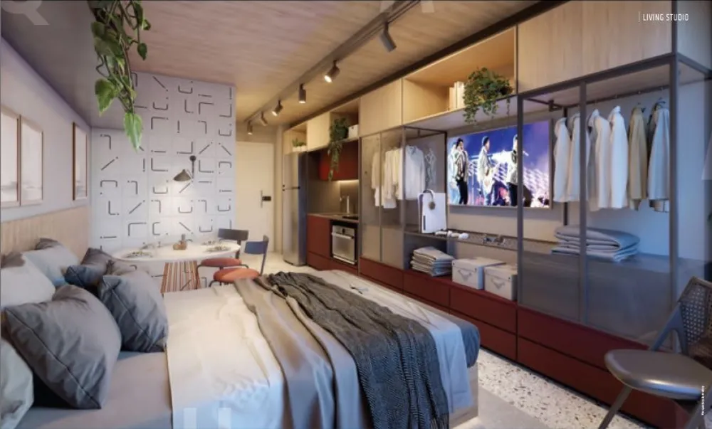 Apartamento, 1 quarto, 25 m² - Foto 1