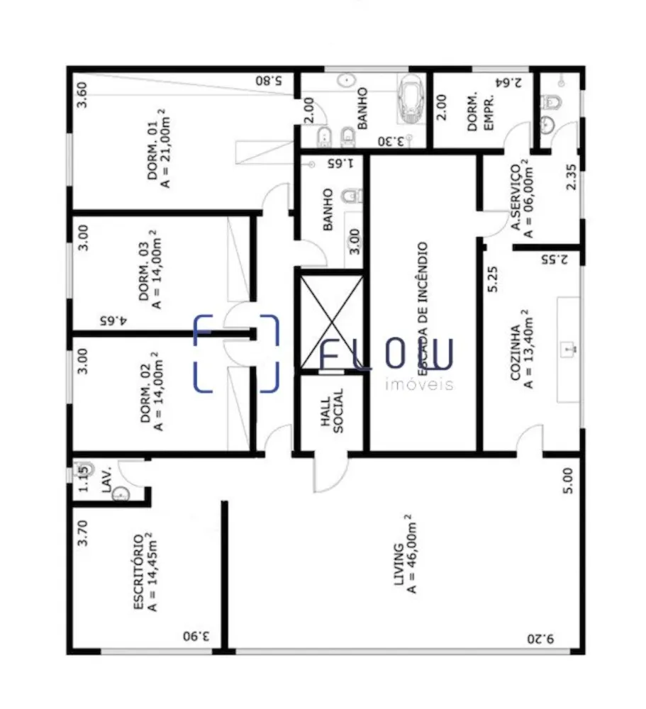 Apartamento, 3 quartos, 189 m² - Foto 4