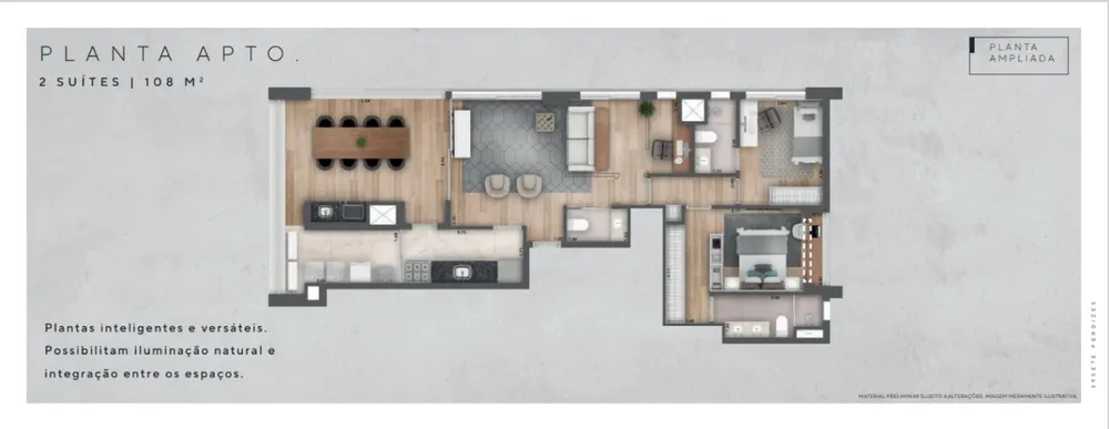 Apartamento, 3 quartos, 108 m² - Foto 8
