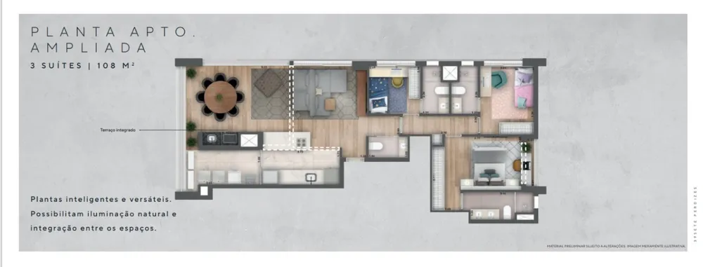 Apartamento, 3 quartos, 108 m² - Foto 6