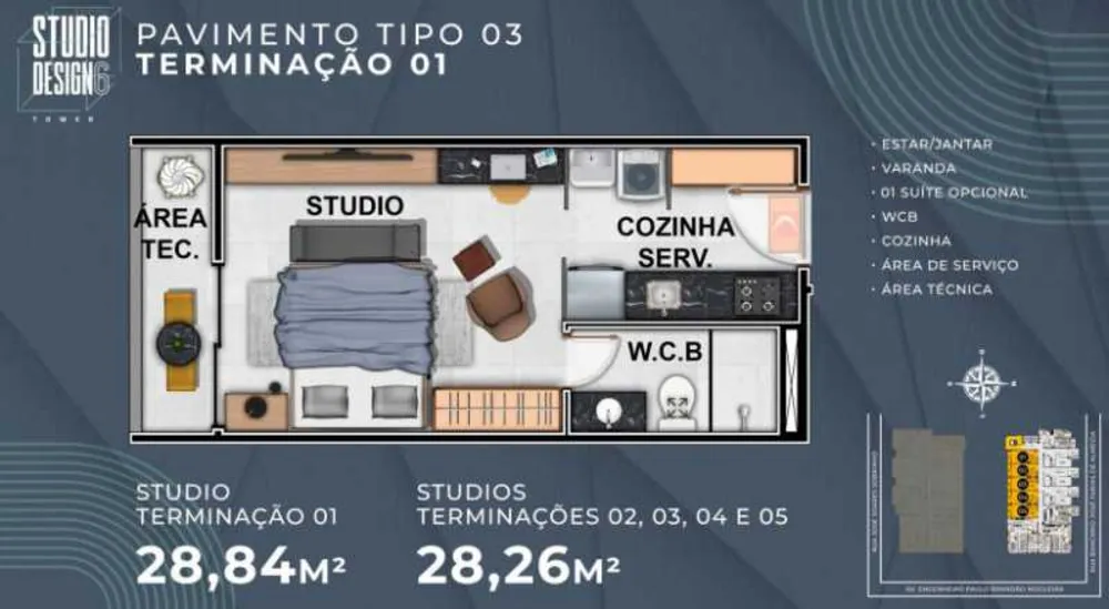 Loft, 28 m² - Foto 11