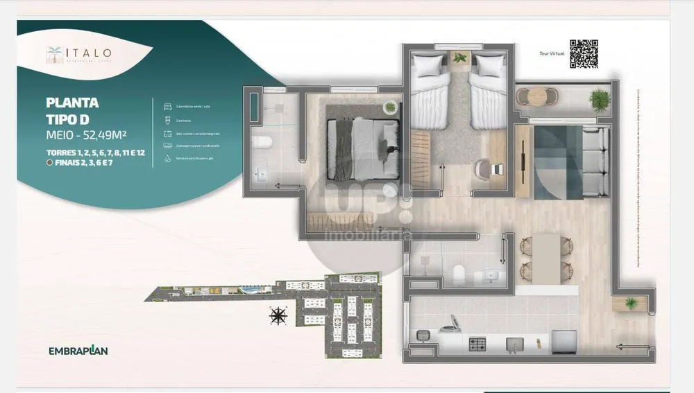 Apartamento, 2 quartos, 49 m² - Foto 4