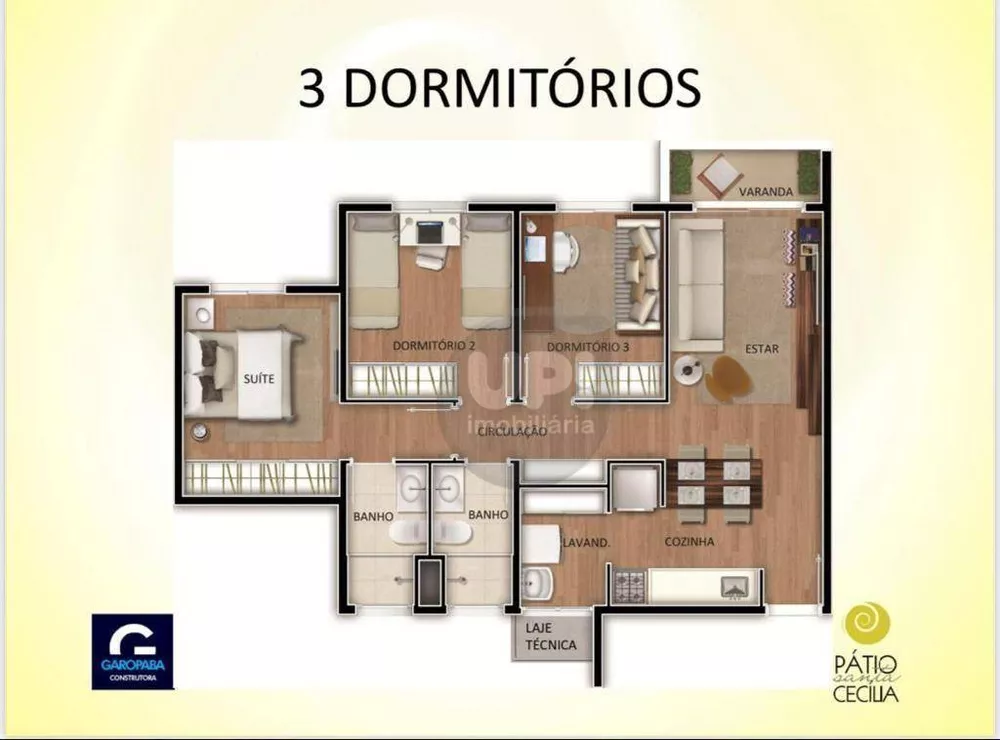 Apartamento, 3 quartos, 66 m² - Foto 11