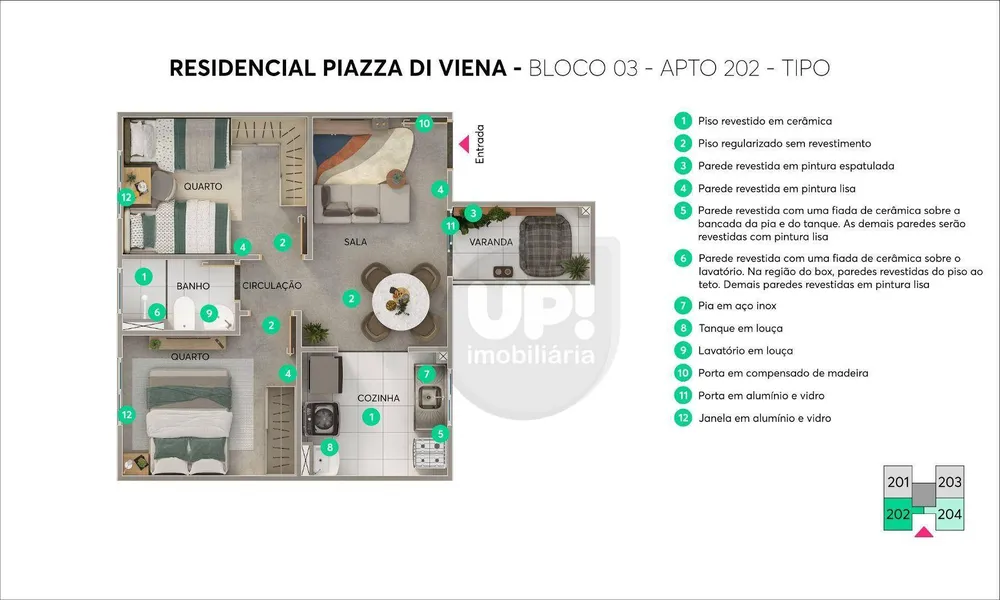 Apartamento, 2 quartos, 39 m² - Foto 8
