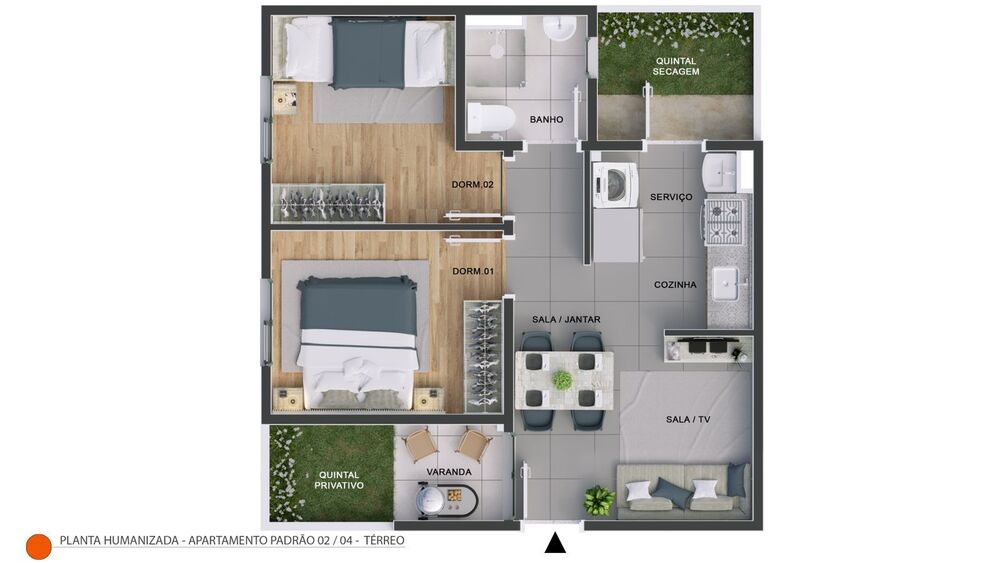 Apartamento, 2 quartos, 43 m² - Foto 14