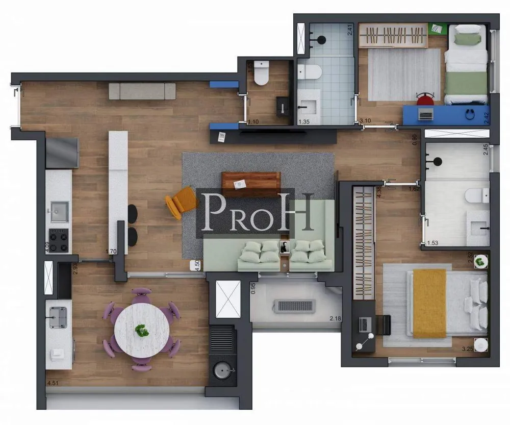 Apartamento, 3 quartos, 85 m² - Foto 2