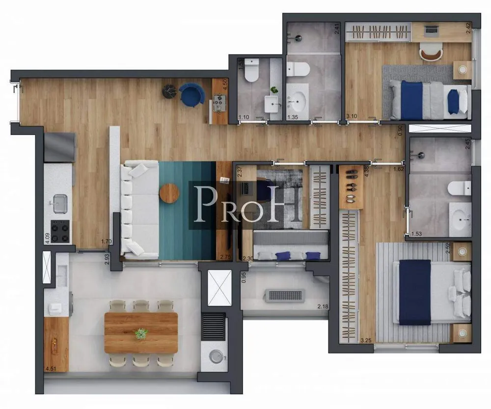 Apartamento, 3 quartos, 85 m² - Foto 3