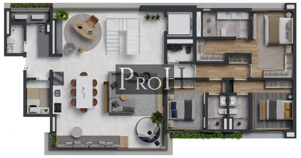 Apartamento, 3 quartos, 360 m² - Foto 3