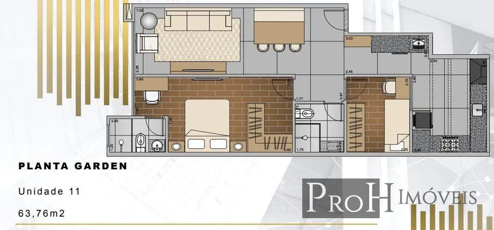 Apartamento, 2 quartos, 54 m² - Foto 3