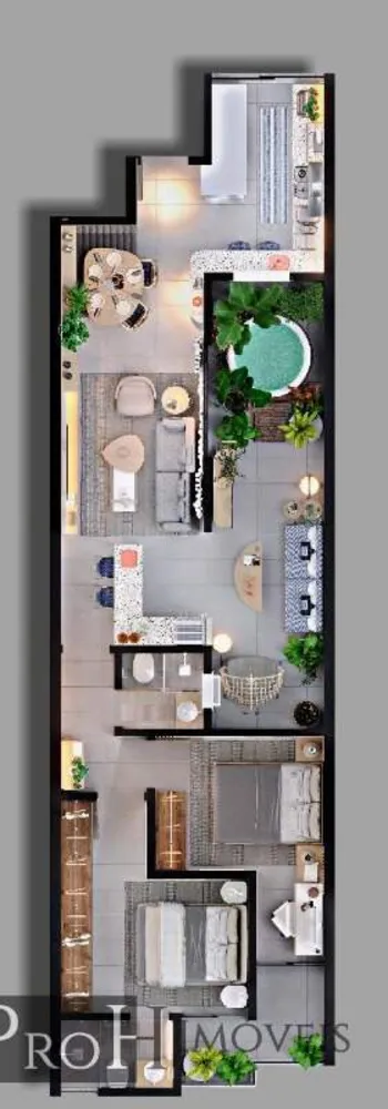 Cobertura, 2 quartos, 138 m² - Foto 2