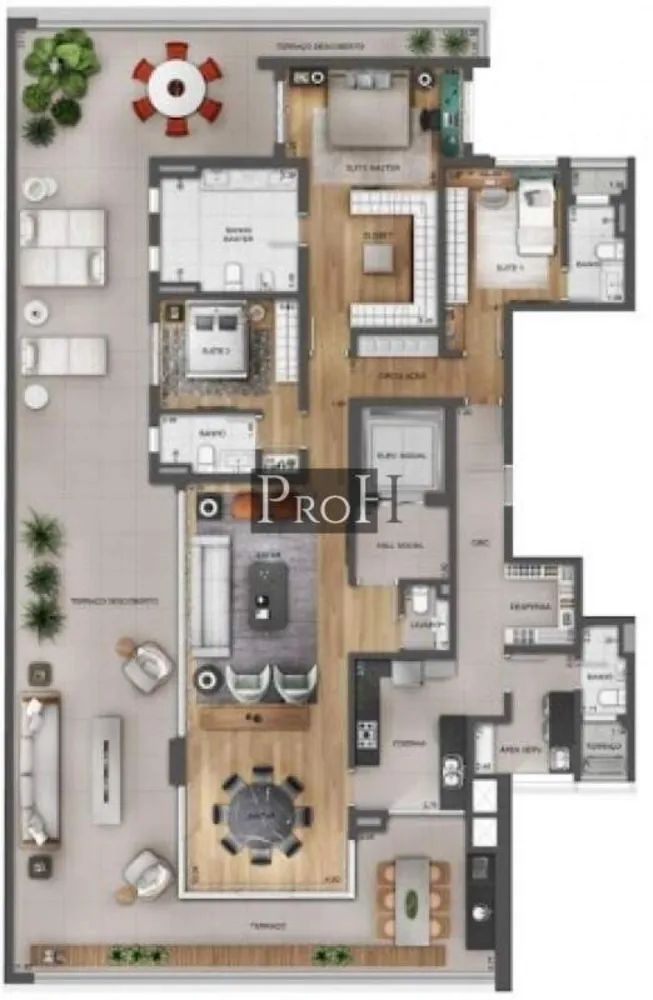 Apartamento, 3 quartos, 315 m² - Foto 6