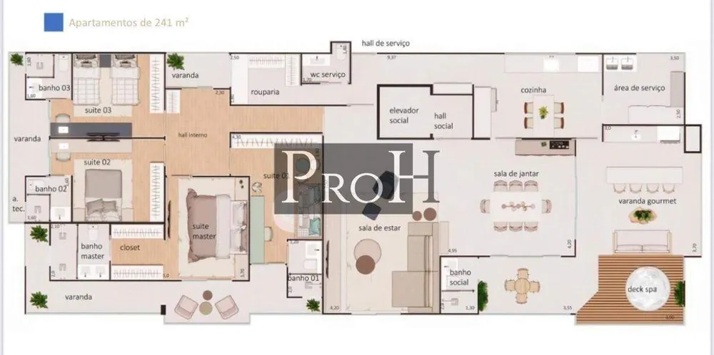 Apartamento, 4 quartos, 241 m² - Foto 4