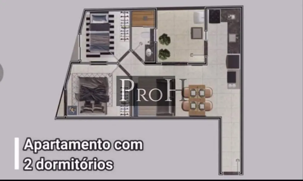 Apartamento, 2 quartos, 40 m² - Foto 4