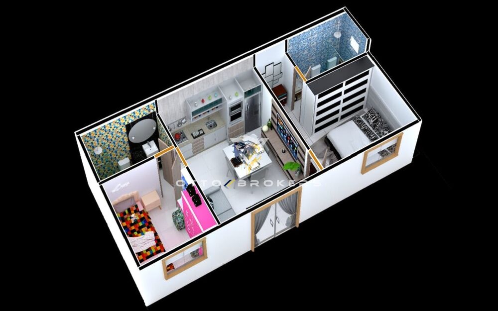 Flat/Apart Hotel, 1 quarto, 45 m² - Foto 2