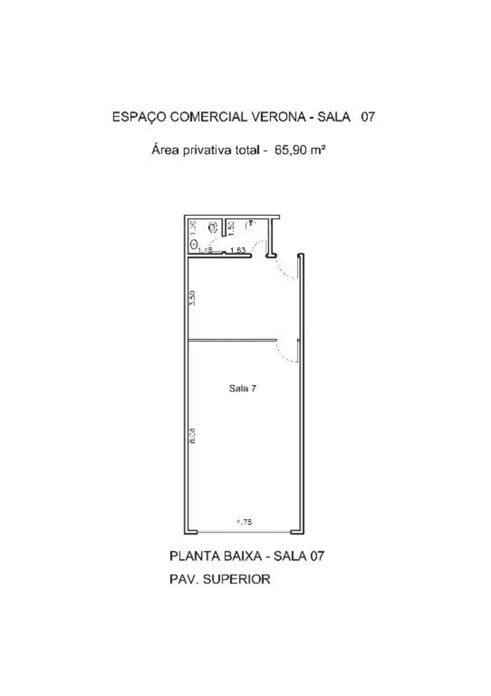 Sala-Conjunto, 66 m² - Foto 2