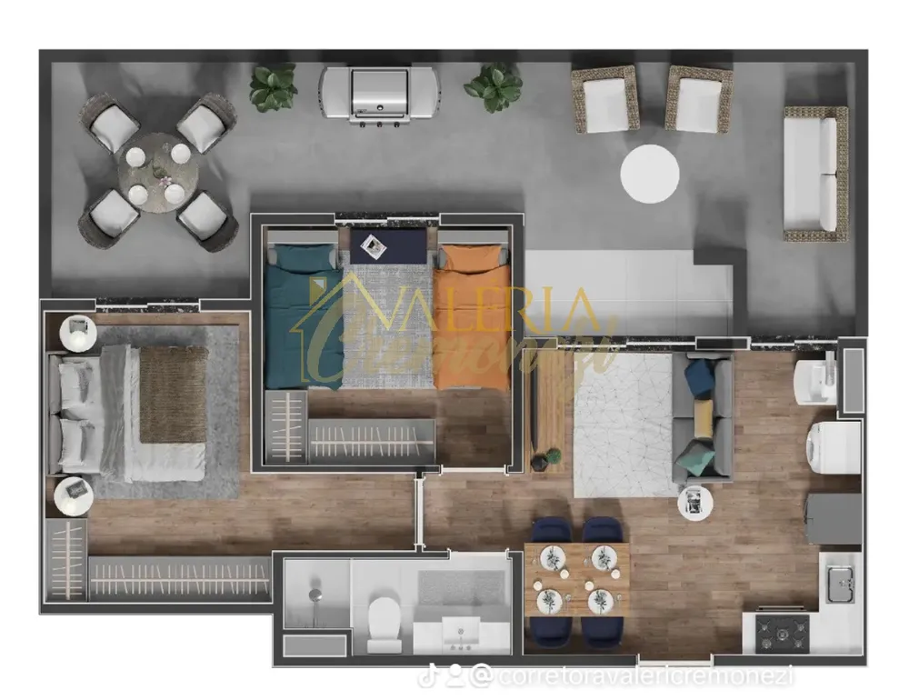 Apartamento, 2 quartos, 47 m² - Foto 3