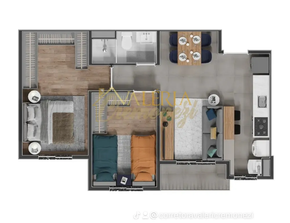 Apartamento, 2 quartos, 47 m² - Foto 4