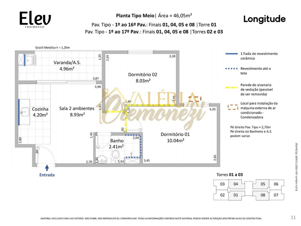 Apartamento, 2 quartos, 46 m² - Foto 3