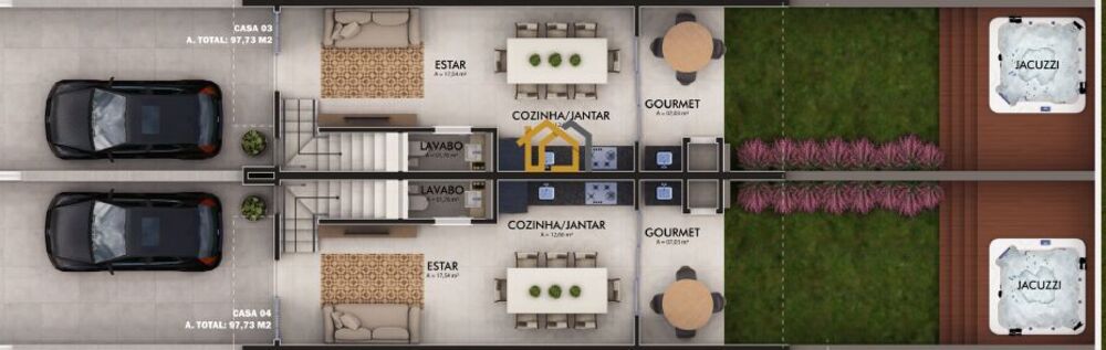 Casa, 2 quartos, 120 m² - Foto 7