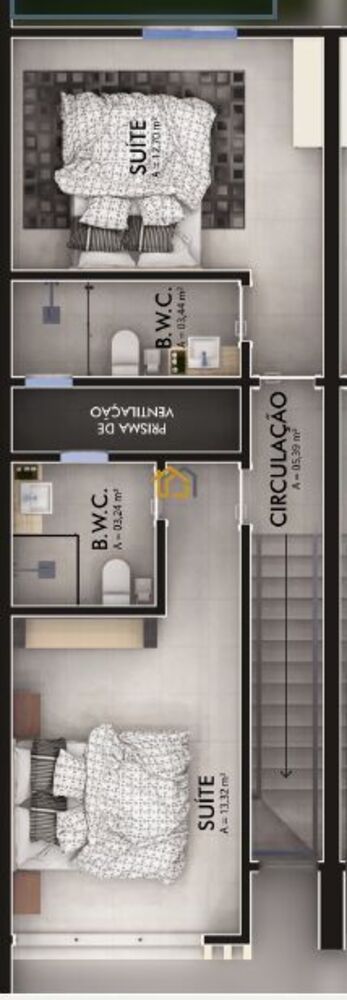 Casa, 2 quartos, 120 m² - Foto 8