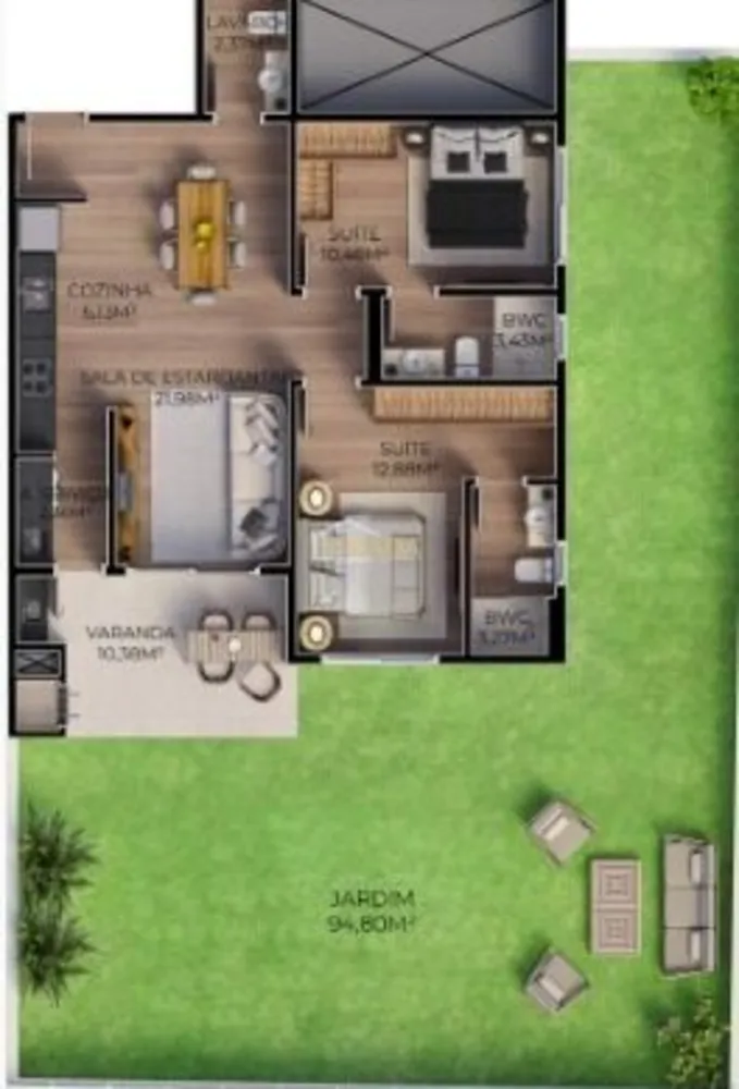 Apartamento, 2 quartos, 83 m² - Foto 7