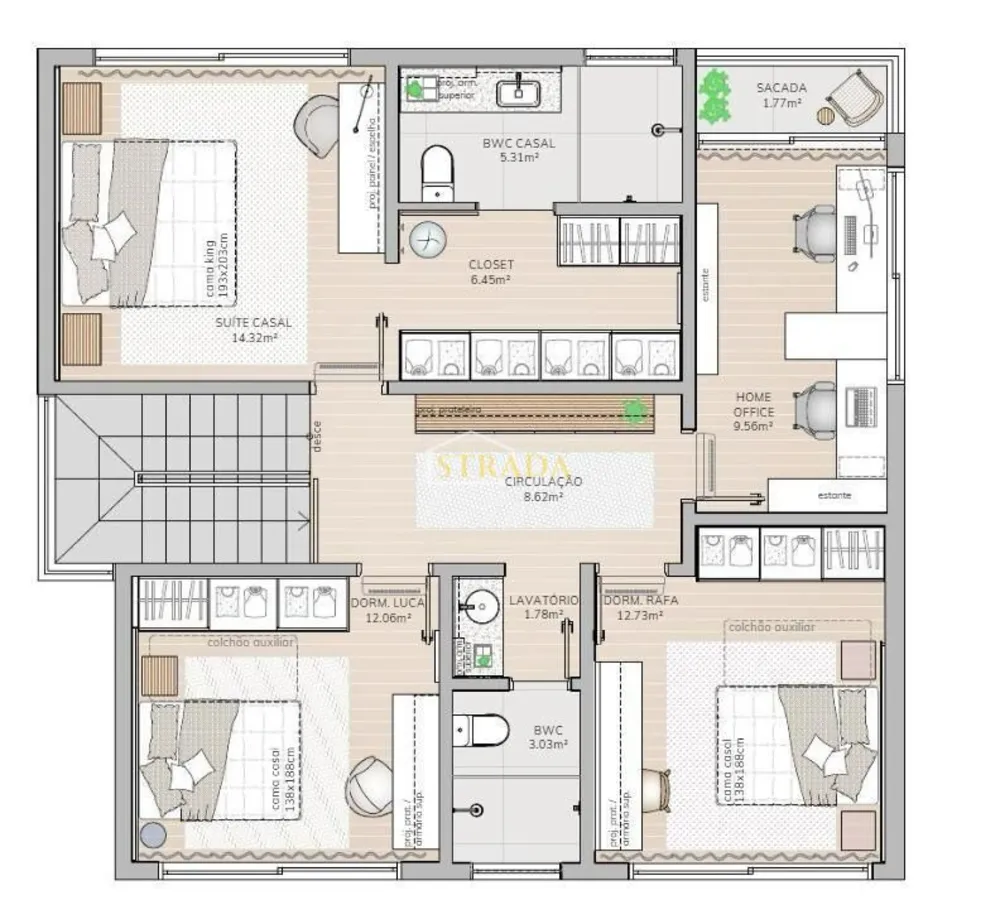 Casa, 3 quartos, 226 m² - Foto 3