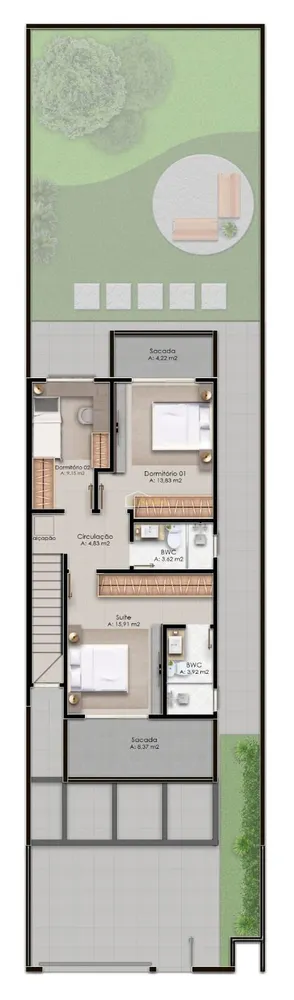 Casa, 3 quartos, 135 m² - Foto 6