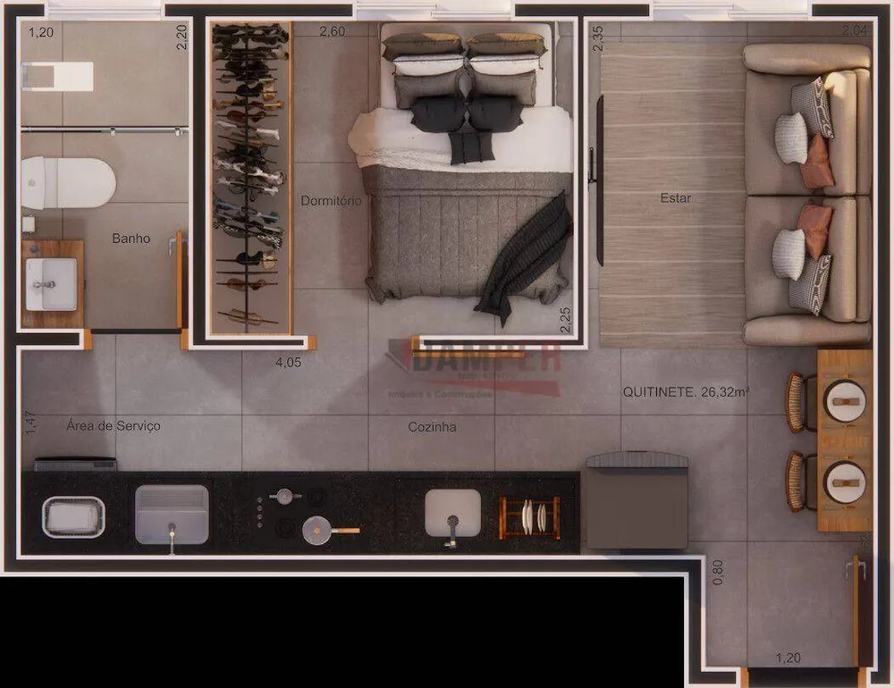 Apartamento, 2 quartos, 61 m² - Foto 16
