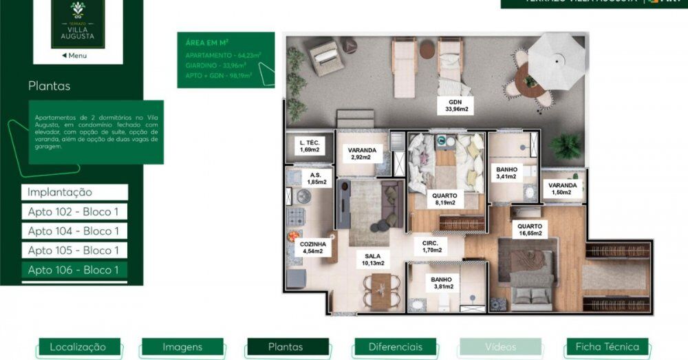 Apartamento, 2 quartos, 59 m² - Foto 30