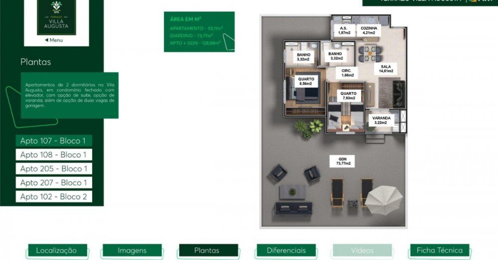 Apartamento, 2 quartos, 59 m² - Foto 31
