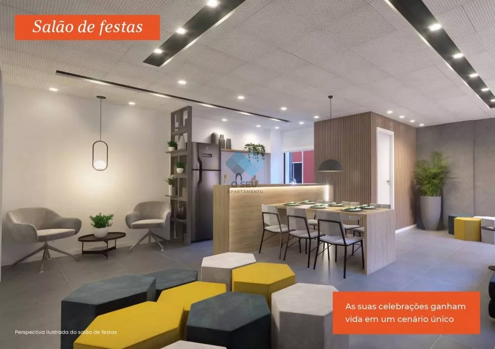 Apartamento à venda com 2 quartos, 41m² - Foto 3