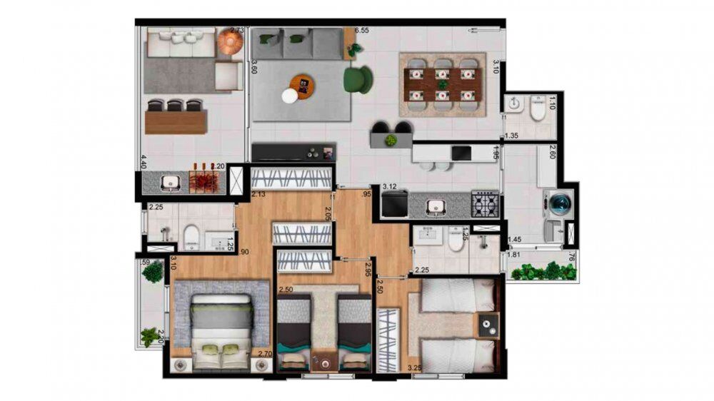 Apartamento à venda com 3 quartos, 99m² - Foto 8