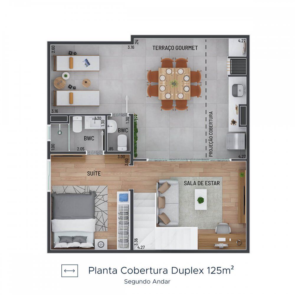 Apartamento, 3 quartos, 125 m² - Foto 2