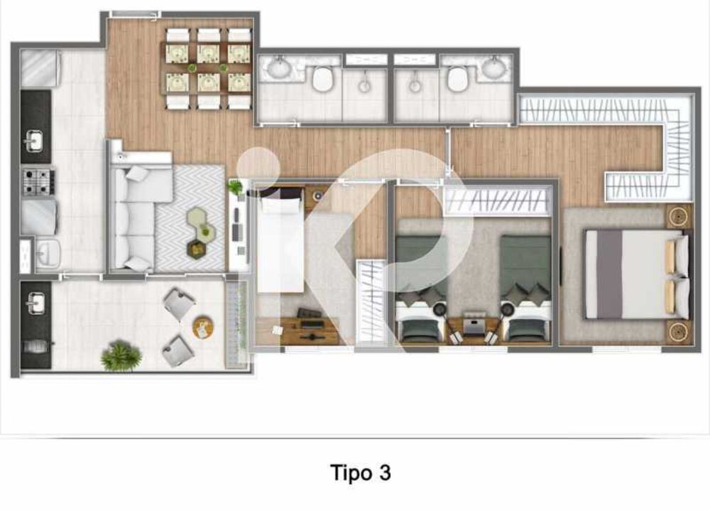 Apartamento, 3 quartos - Foto 7