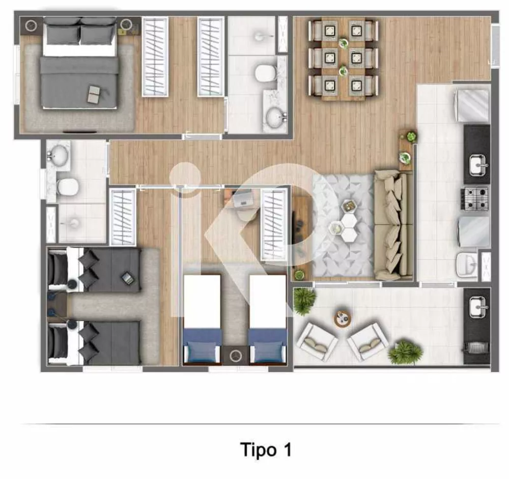 Apartamento, 3 quartos - Foto 6
