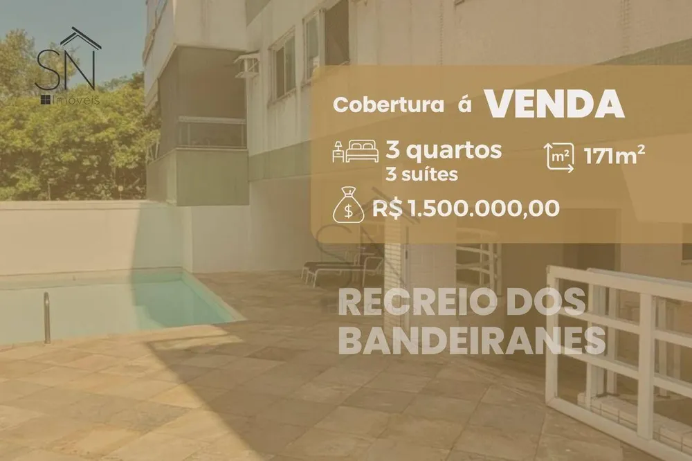 Cobertura, 3 quartos, 171 m² - Foto 1