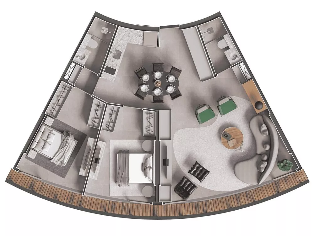 Cobertura, 1 quarto, 80 m² - Foto 20