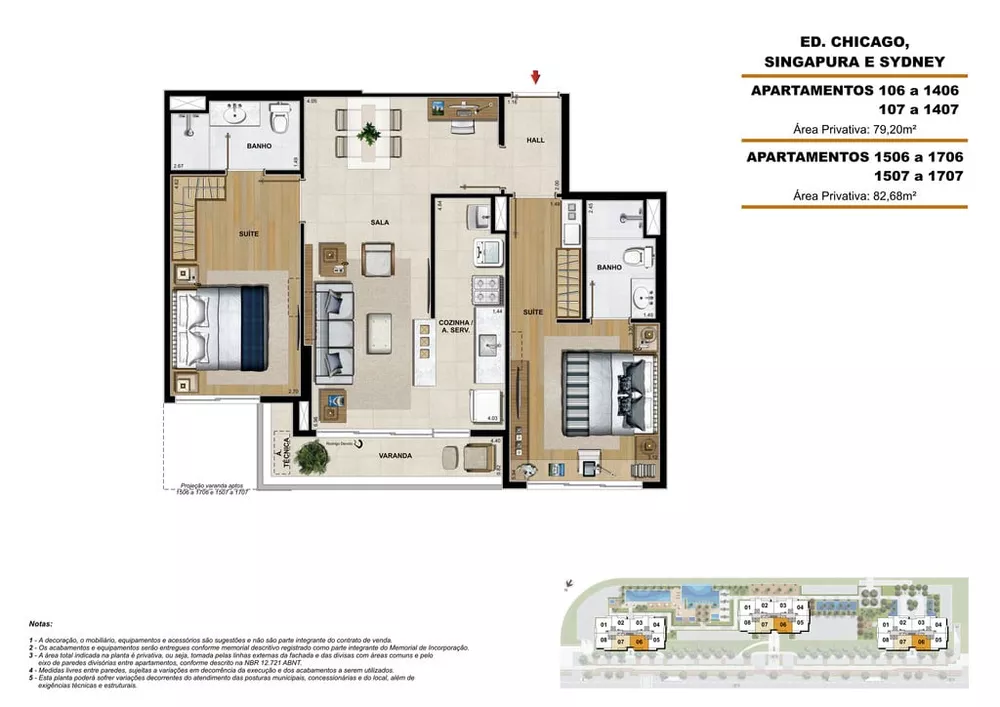Apartamento, 2 quartos, 79 m² - Foto 16