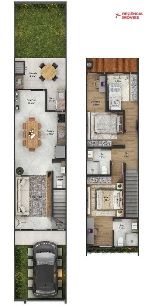 Casa de Condomínio, 3 quartos - Foto 8
