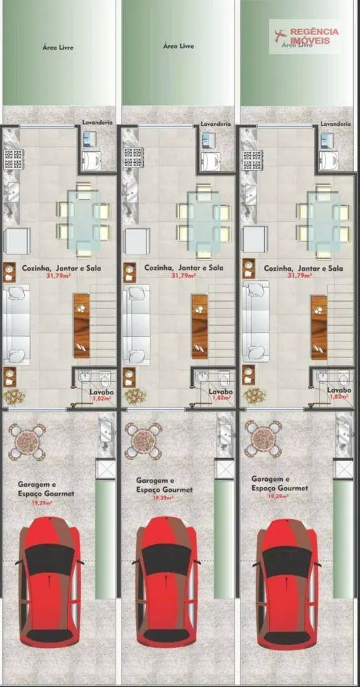 Casa, 3 quartos - Foto 2