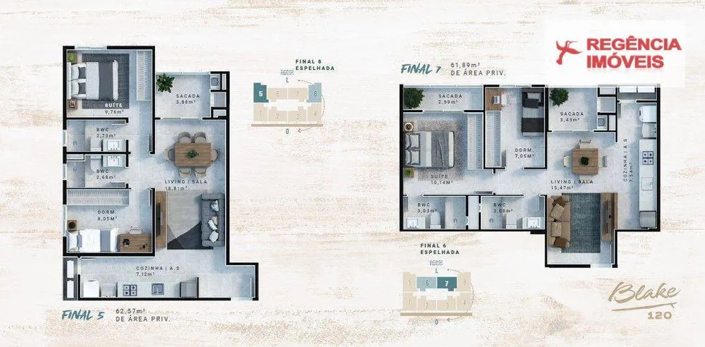 Apartamento, 2 quartos, 58 m² - Foto 14