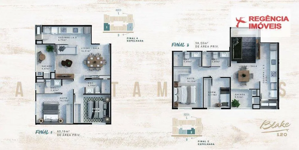 Apartamento, 2 quartos, 58 m² - Foto 13